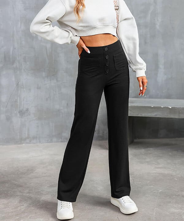 Noëlle | Comfy Straight Fit Broek